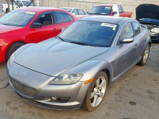 JM1FE173150158257 - 2005 MAZDA RX8 GRAY photo 2