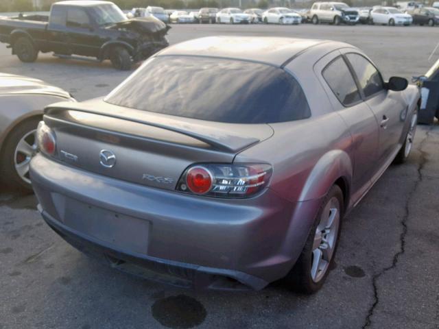 JM1FE173150158257 - 2005 MAZDA RX8 GRAY photo 4