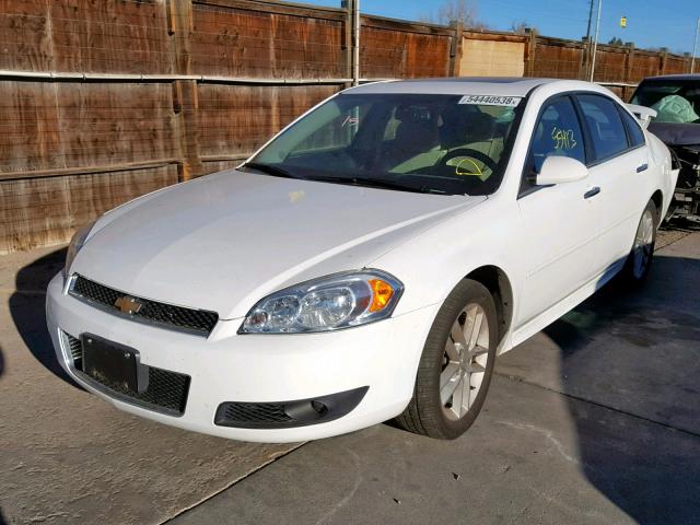 2G1WC5E34E1172439 - 2014 CHEVROLET IMPALA LIM WHITE photo 2