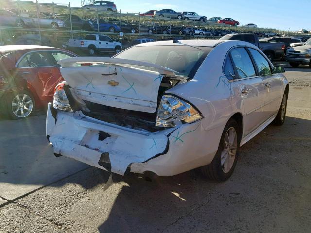 2G1WC5E34E1172439 - 2014 CHEVROLET IMPALA LIM WHITE photo 4