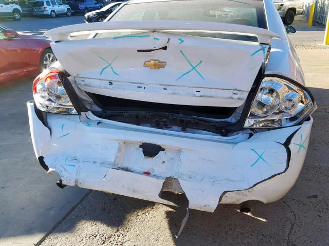 2G1WC5E34E1172439 - 2014 CHEVROLET IMPALA LIM WHITE photo 9