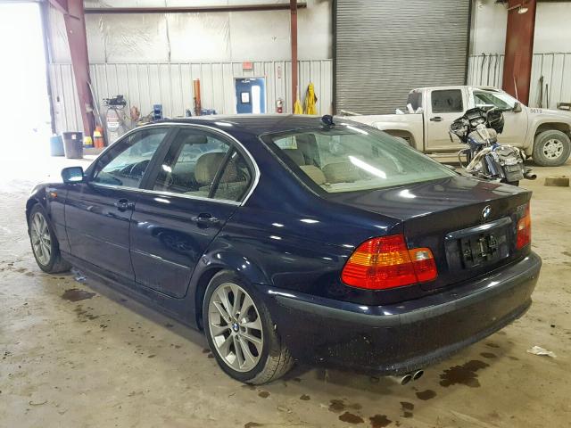 WBAEV53464KM38158 - 2004 BMW 330 I BLUE photo 3