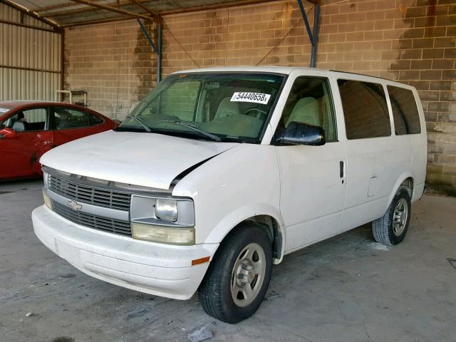 1GNDM19X84B127835 - 2004 CHEVROLET ASTRO WHITE photo 2