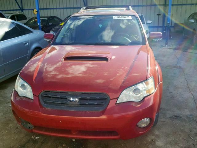 4S4BP67C066308567 - 2006 SUBARU LEGACY OUT RED photo 9