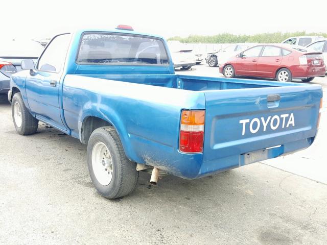 4TARN81AXRZ263812 - 1994 TOYOTA PICKUP 1/2 BLUE photo 3