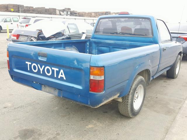 4TARN81AXRZ263812 - 1994 TOYOTA PICKUP 1/2 BLUE photo 4