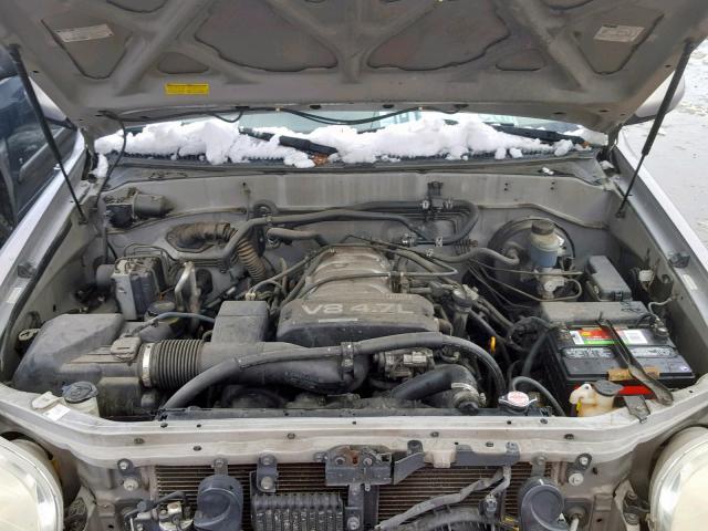 5TDZT38A71S049370 - 2001 TOYOTA SEQUOIA LI GRAY photo 7