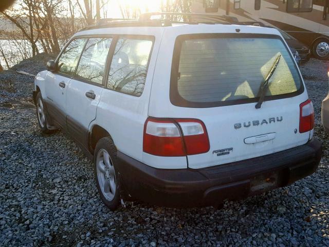 JF1SF63512H729619 - 2002 SUBARU FORESTER L WHITE photo 3