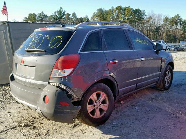 3GSDL43N18S586062 - 2008 SATURN VUE XE GRAY photo 4