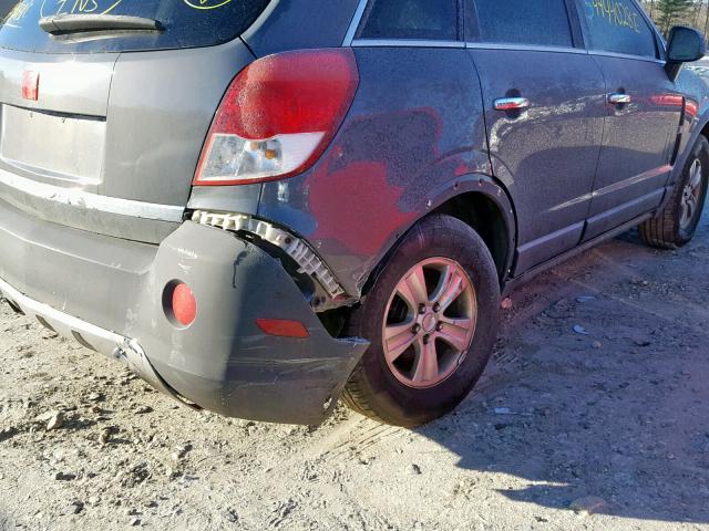 3GSDL43N18S586062 - 2008 SATURN VUE XE GRAY photo 9