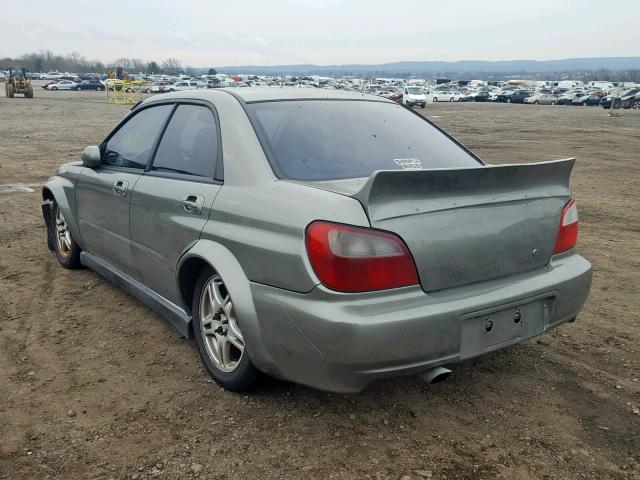 JF1GD29652G513864 - 2002 SUBARU IMPREZA WR GRAY photo 3