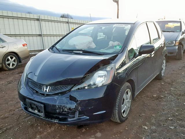 JHMGE8H33CC025229 - 2012 HONDA FIT BLACK photo 2