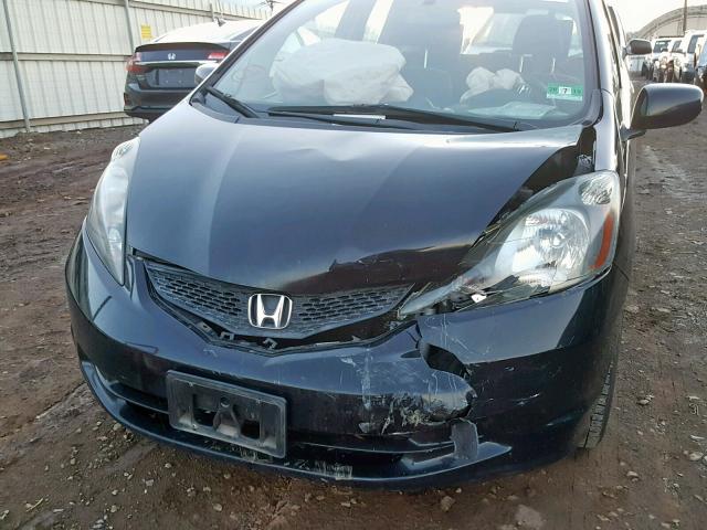 JHMGE8H33CC025229 - 2012 HONDA FIT BLACK photo 9