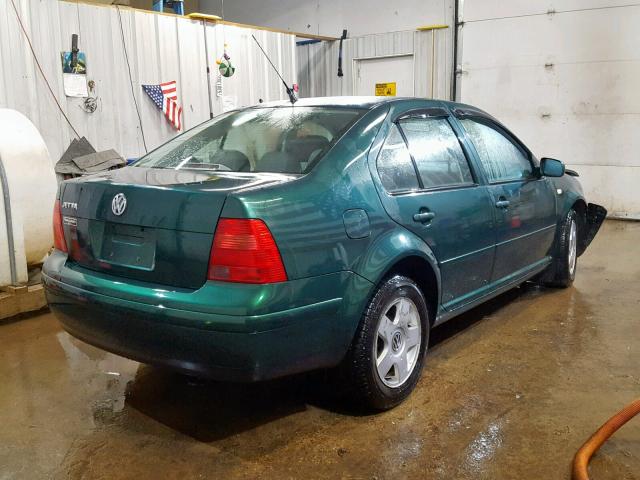 3VWSC29M6XM110850 - 1999 VOLKSWAGEN JETTA GLS GREEN photo 4