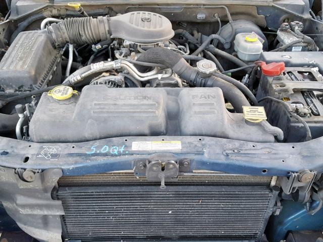 1B4HS58ZX2F108670 - 2002 DODGE DURANGO SL BLUE photo 7