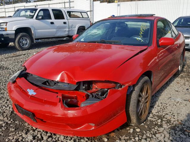 1G1JH12F637347986 - 2003 CHEVROLET CAVALIER L RED photo 2