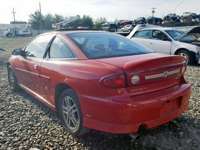 1G1JH12F637347986 - 2003 CHEVROLET CAVALIER L RED photo 3