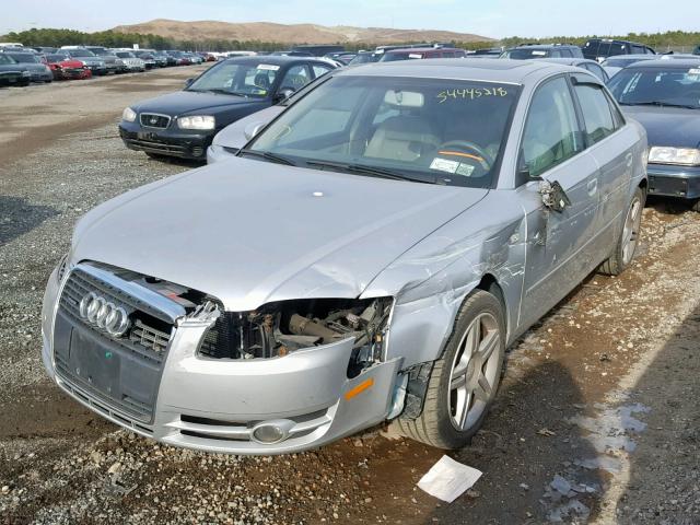 WAUDF78E07A077798 - 2007 AUDI A4 2.0T QU GRAY photo 2