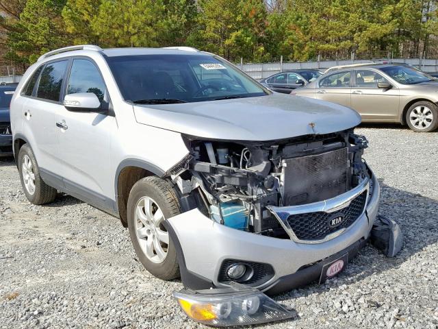 5XYKT4A67CG238999 - 2012 KIA SORENTO BA SILVER photo 9