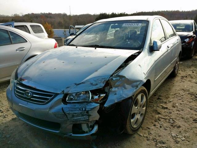 KNAFE121085496694 - 2008 KIA SPECTRA EX SILVER photo 2