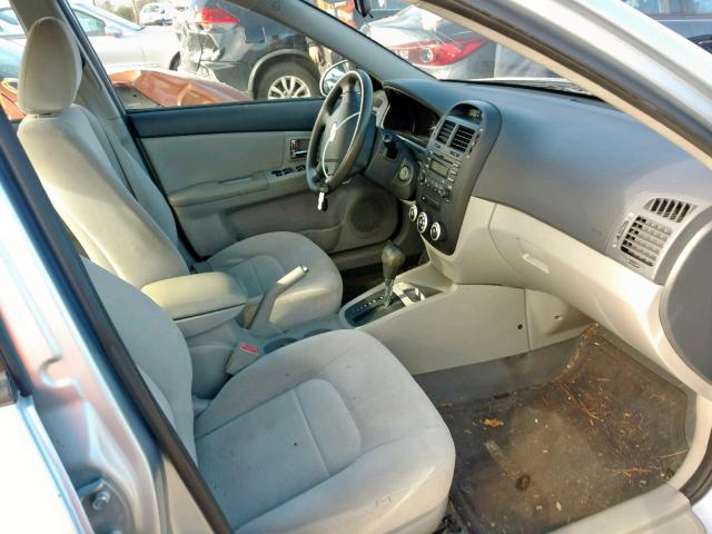 KNAFE121085496694 - 2008 KIA SPECTRA EX SILVER photo 5