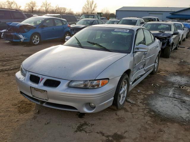 1G2WP52K92F186420 - 2002 PONTIAC GRAND PRIX SILVER photo 2