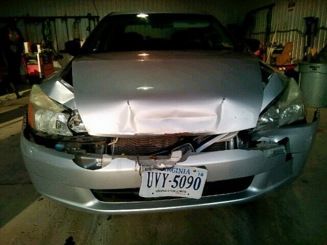 1HGCM56185A173007 - 2005 HONDA ACCORD DX SILVER photo 9