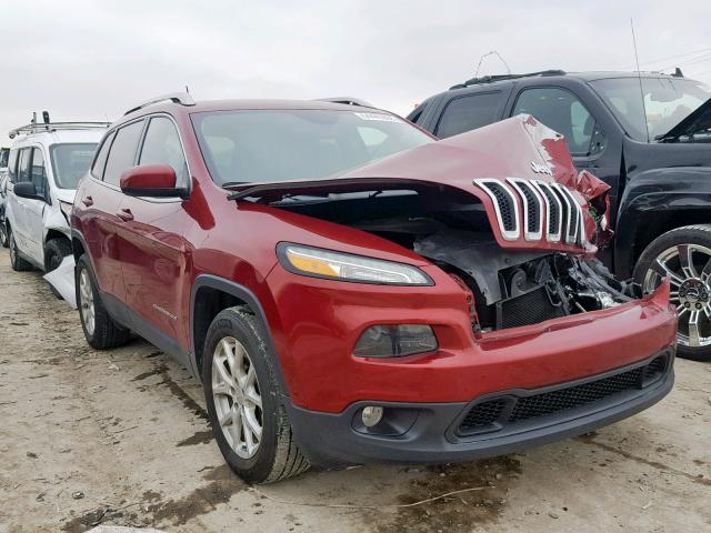 1C4PJLCS1HW508206 - 2017 JEEP CHEROKEE L RED photo 1