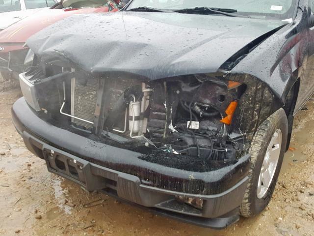 1GCESCFE5C8165858 - 2012 CHEVROLET COLORADO L BLACK photo 9