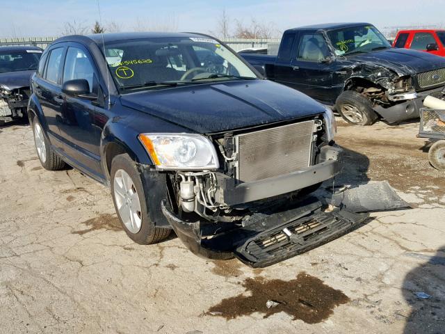 1B3HB48B37D545625 - 2007 DODGE CALIBER SX BLACK photo 1