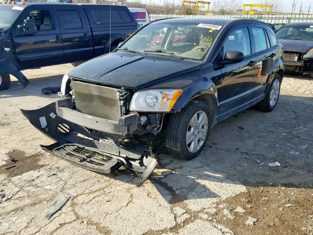 1B3HB48B37D545625 - 2007 DODGE CALIBER SX BLACK photo 2