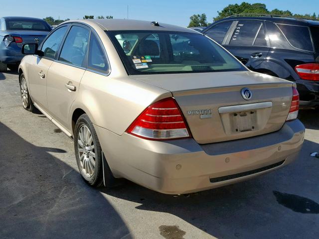 1MEHM42107G612851 - 2007 MERCURY MONTEGO PR 金色 照片 3