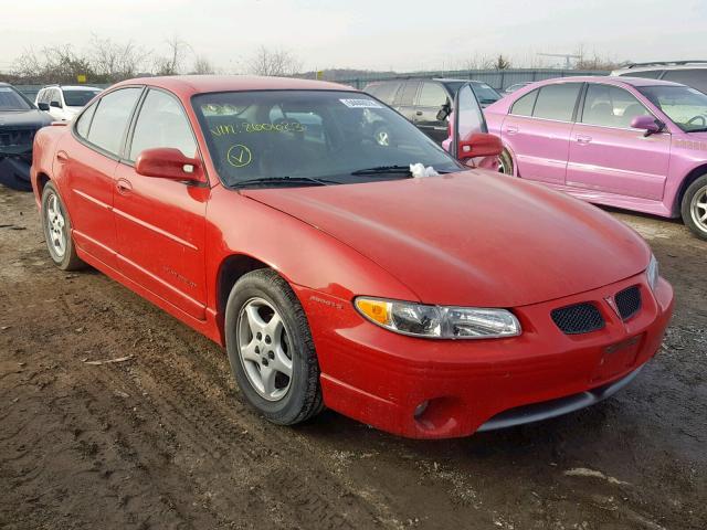 1G2WP52K2WF260623 - 1998 PONTIAC GRAND PRIX RED photo 1
