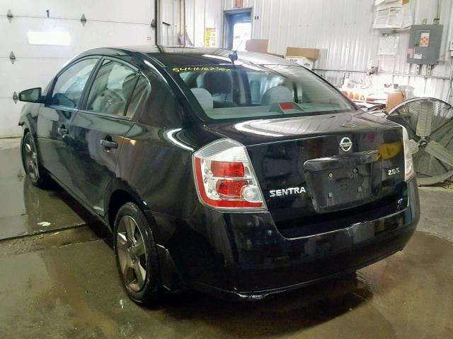 3N1AB61E87L681861 - 2007 NISSAN SENTRA 2.0 BLACK photo 3