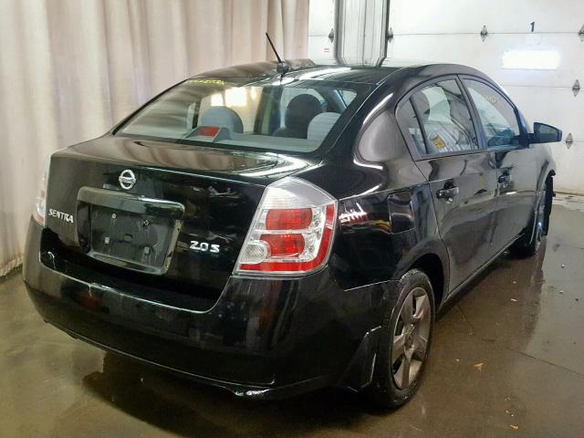 3N1AB61E87L681861 - 2007 NISSAN SENTRA 2.0 BLACK photo 4