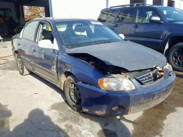 KNAFB121435255903 - 2003 KIA SPECTRA BA BLUE photo 1