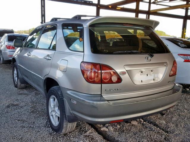 JT6HF10U9Y0120327 - 2000 LEXUS RX 300 SILVER photo 3