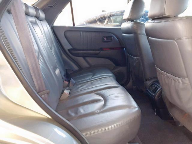 JT6HF10U9Y0120327 - 2000 LEXUS RX 300 SILVER photo 6