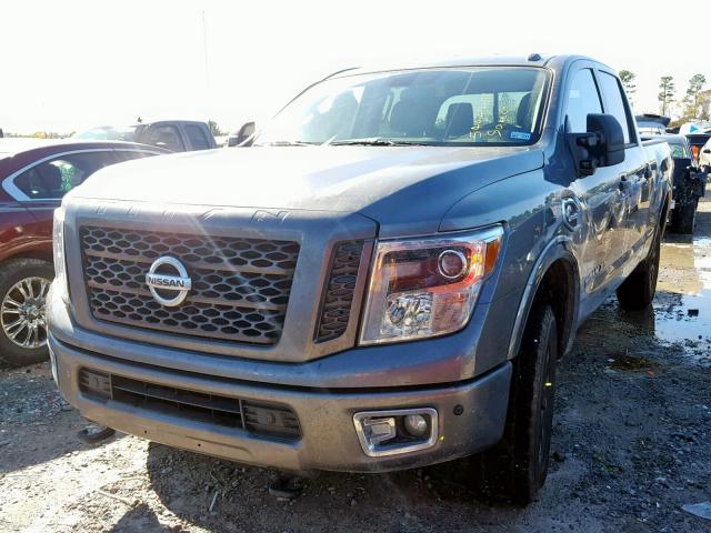 1N6BA1F43JN522712 - 2018 NISSAN TITAN XD S GRAY photo 2