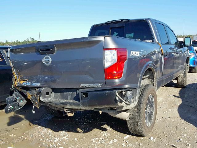 1N6BA1F43JN522712 - 2018 NISSAN TITAN XD S GRAY photo 4