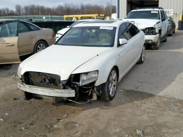 WAUDH74F76N124079 - 2006 AUDI A6 3.2 QUA WHITE photo 2