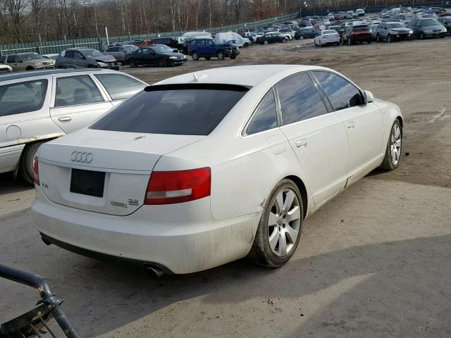 WAUDH74F76N124079 - 2006 AUDI A6 3.2 QUA WHITE photo 4