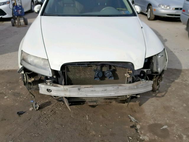 WAUDH74F76N124079 - 2006 AUDI A6 3.2 QUA WHITE photo 9