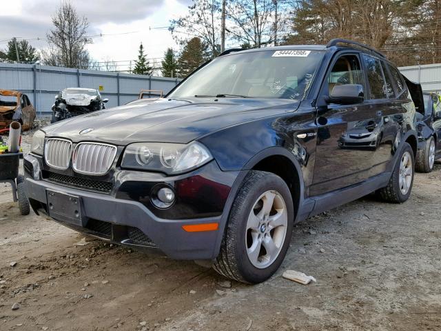 WBXPC93427WF19203 - 2007 BMW X3 3.0SI BLACK photo 2