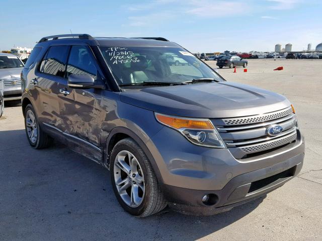 1FMHK7F87BGA45056 - 2011 FORD EXPLORER L CHARCOAL photo 1