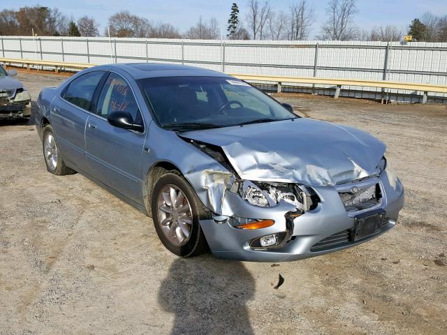 2C3AE66G14H616518 - 2004 CHRYSLER 300M BLUE photo 1