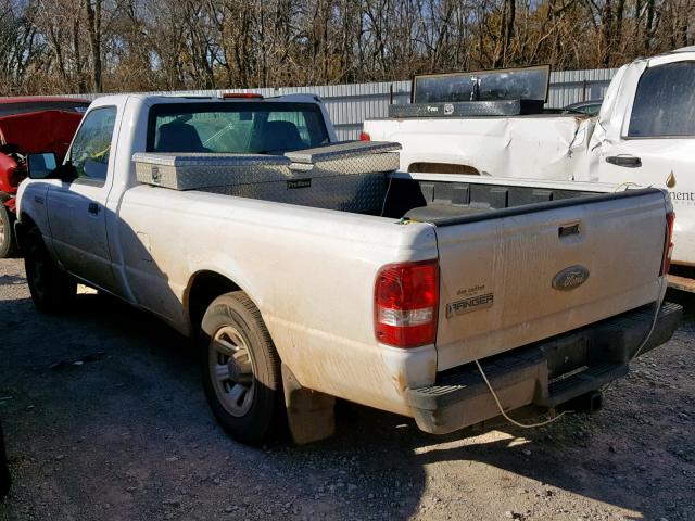 1FTYR10D29PA62926 - 2009 FORD RANGER WHITE photo 3