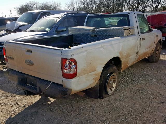 1FTYR10D29PA62926 - 2009 FORD RANGER WHITE photo 4