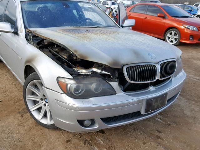 WBAHN83596DT30163 - 2006 BMW 750 LI SILVER photo 9