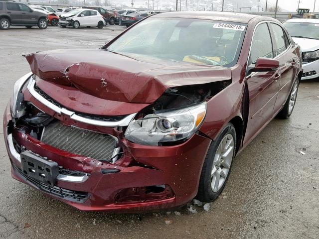 1G11C5SL3FF110863 - 2015 CHEVROLET MALIBU 1LT BURGUNDY photo 2